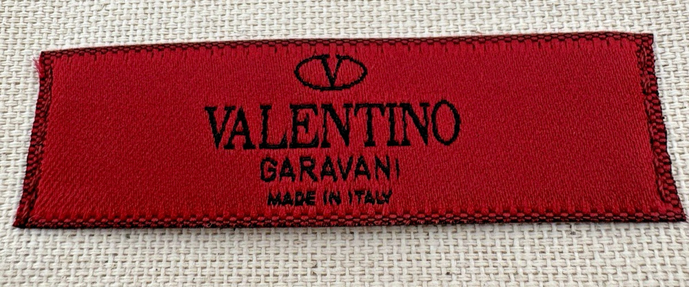 Authentic Valentino Garavani Canvas Drawstring Dust Bag Red Logo Tag 16" x 12"